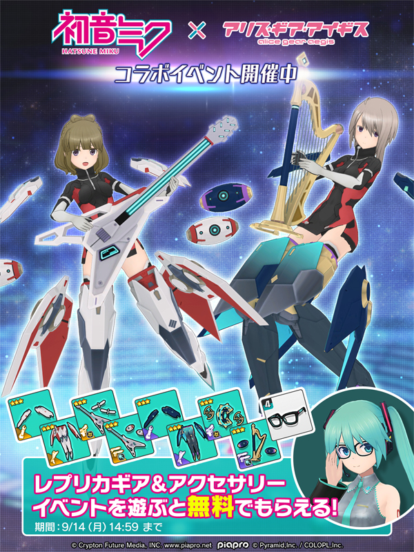 Over the Future Encore et ses récompenses dans Alice Gear Aegis