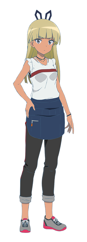 新居目 安里 イラスト