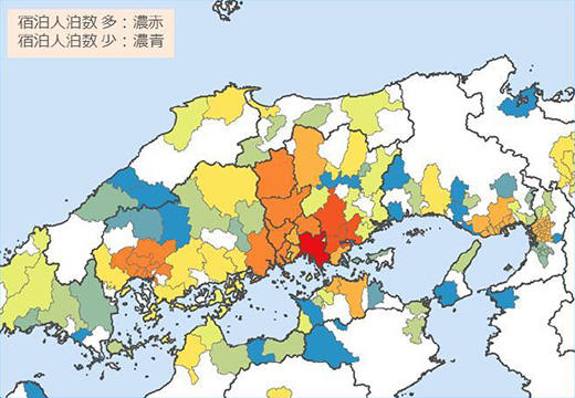 岡山県倉敷市に位置情報ビッグデータ分析レポートを提供